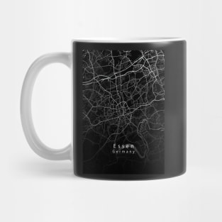 Essen Germany City Map dark Mug